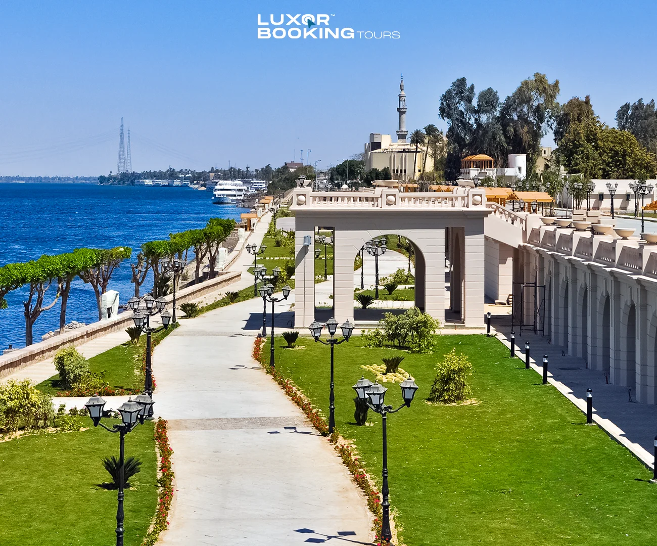 Unique atmosphere of Luxor city