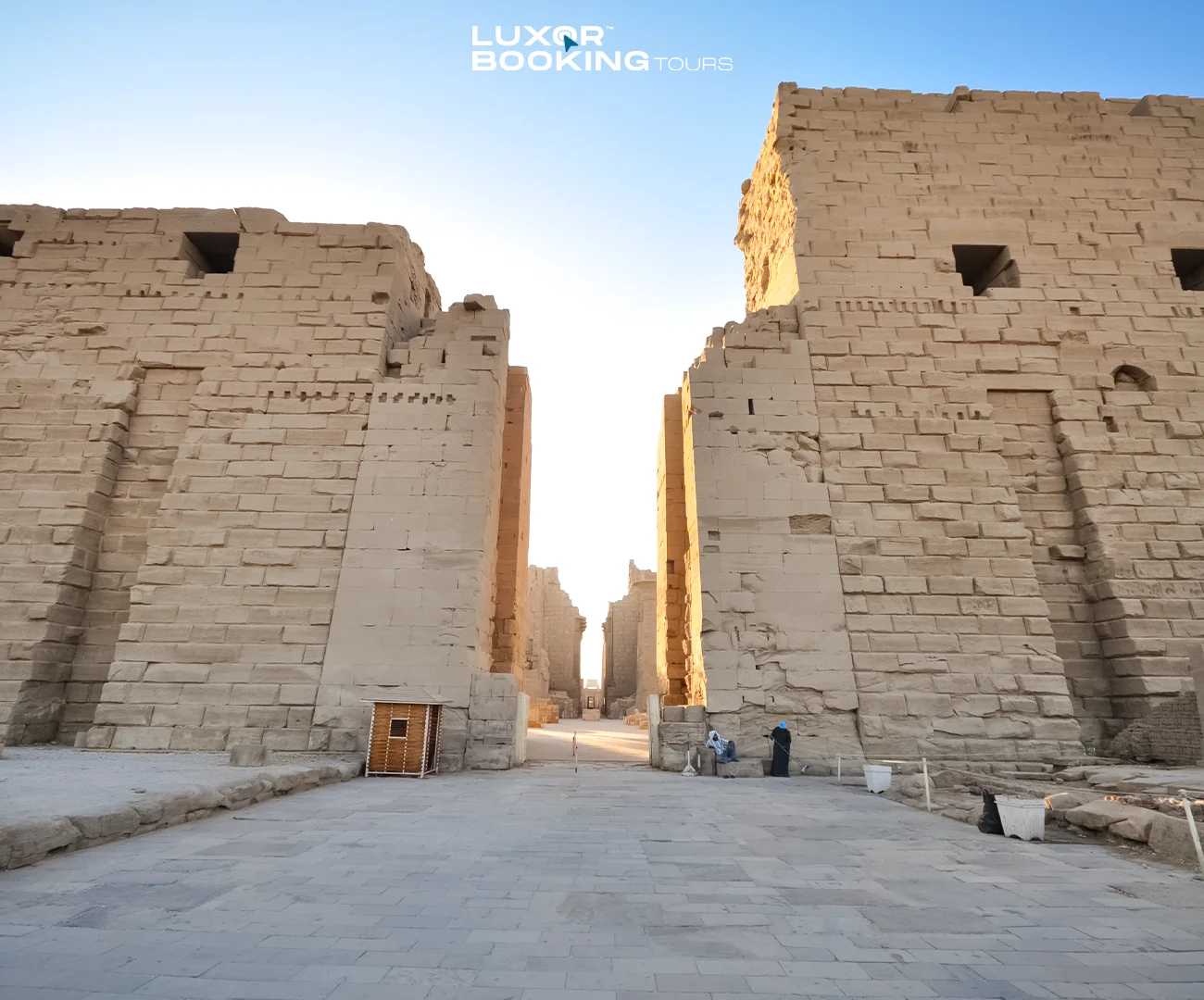 Karnak Temple and Luxor Temple viewed at different times of day
