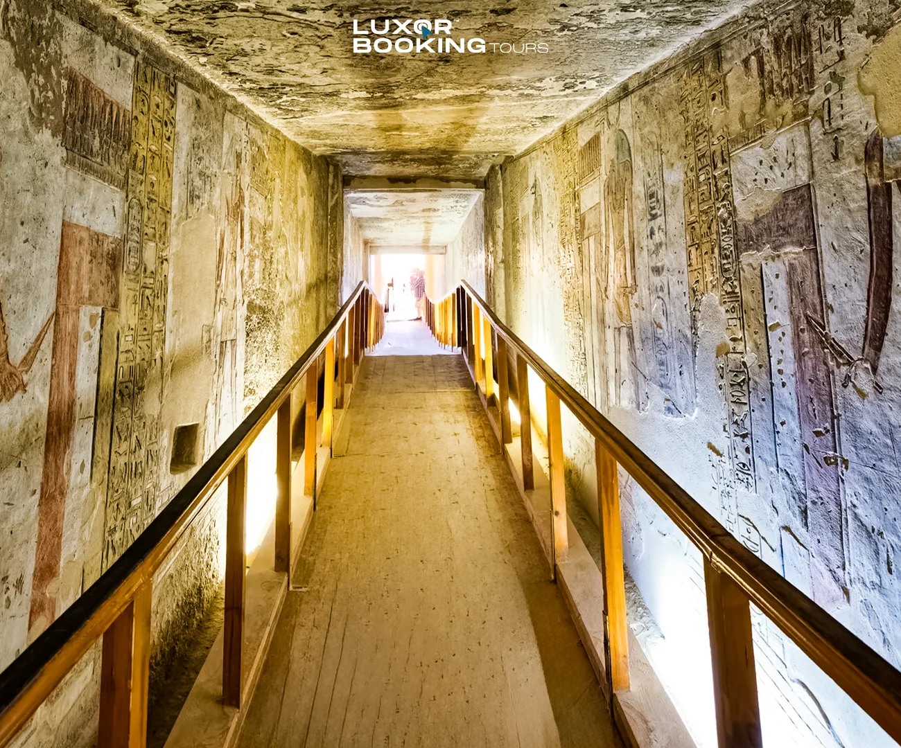 Entrance to the Valley of the Kings with surrounding desert hills