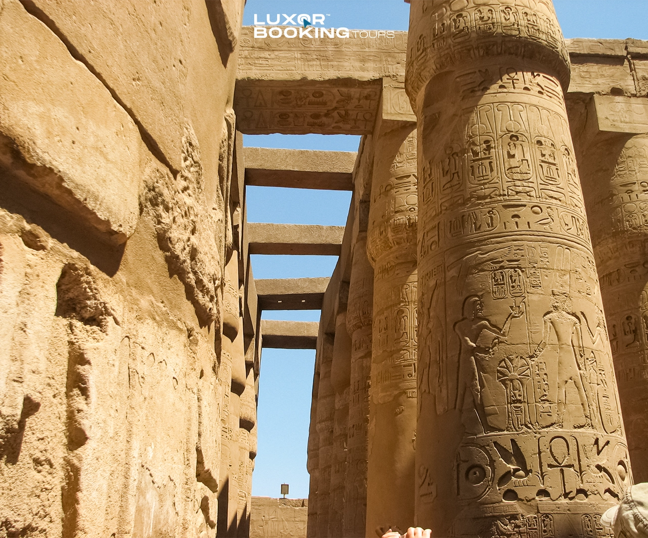 travelers exploring Luxor temples during a one-day itinerary