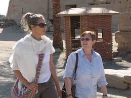 tourist exploring Luxor temple alone without a guide