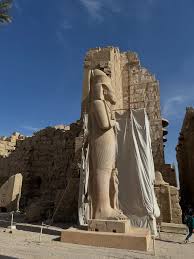 traveler revisiting luxor temple at sunrise second visit