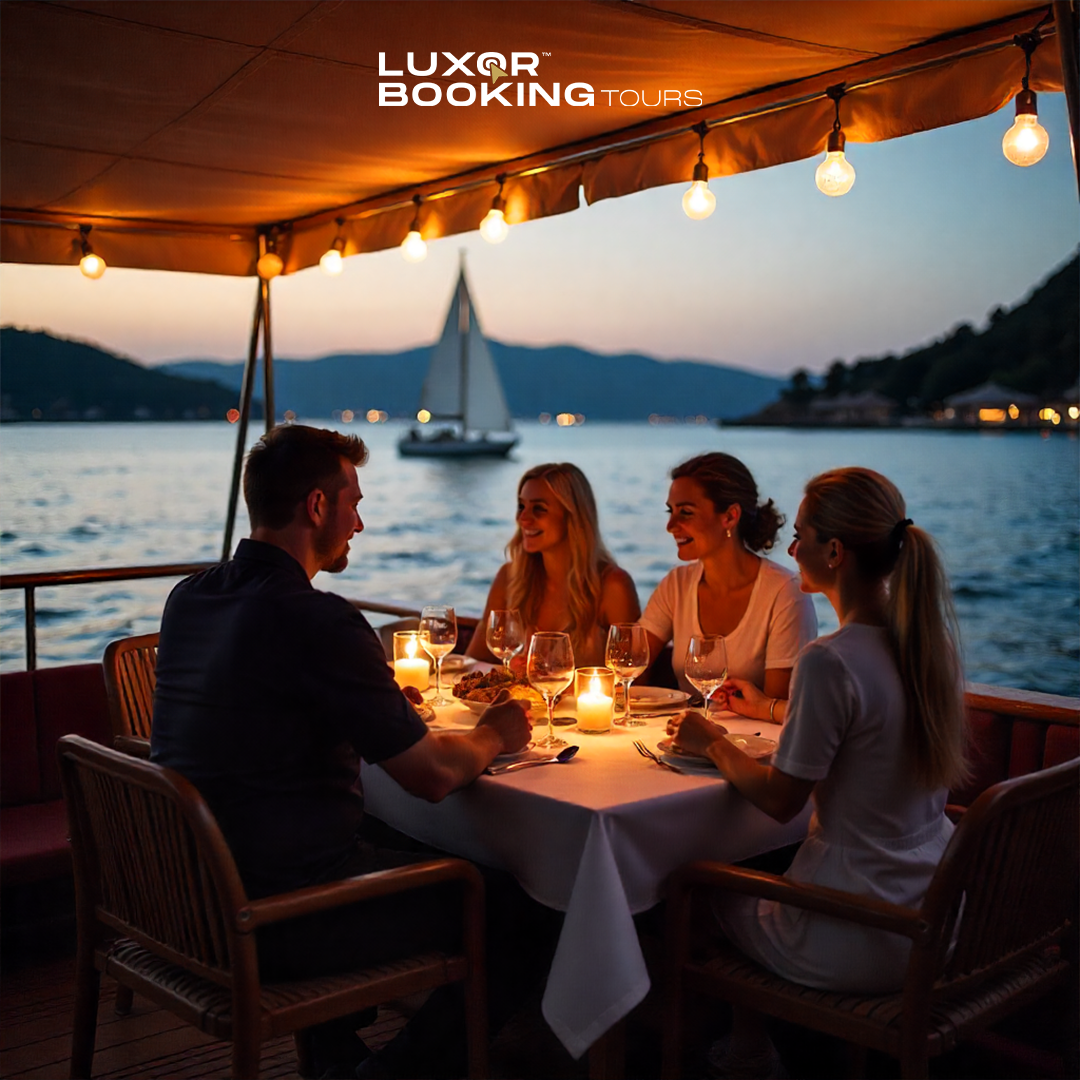 Daily Dinner on the Nile in Luxor – Aboard the Iberotel Lotus