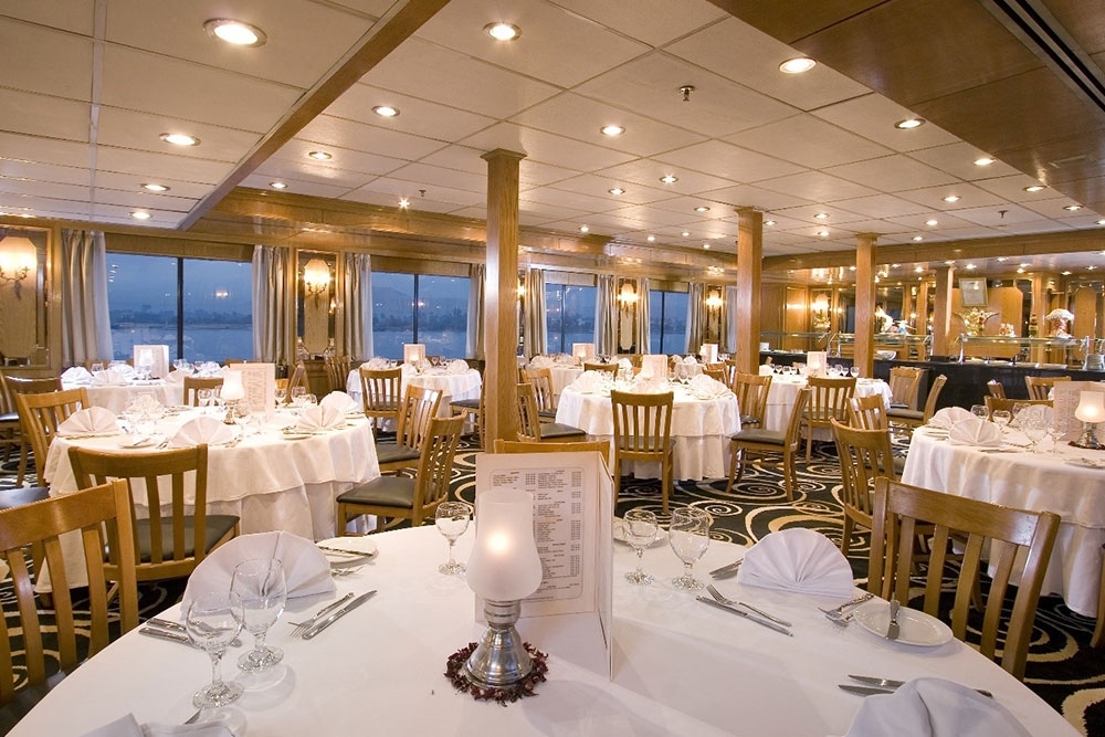 Luxury Dinner Cruise on the Nile River Luxor Aboard the Iberotel Lotus