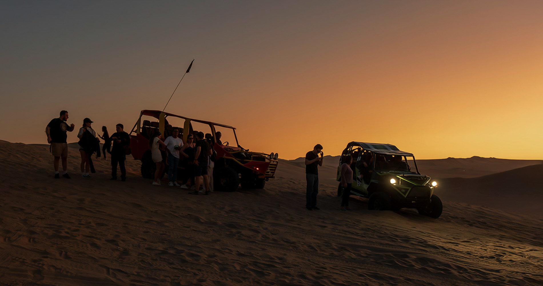 Siwa Oasis with salt lakes and palm groves